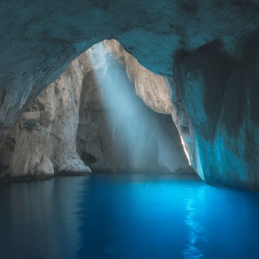 Blue Grotto Capri Italy,